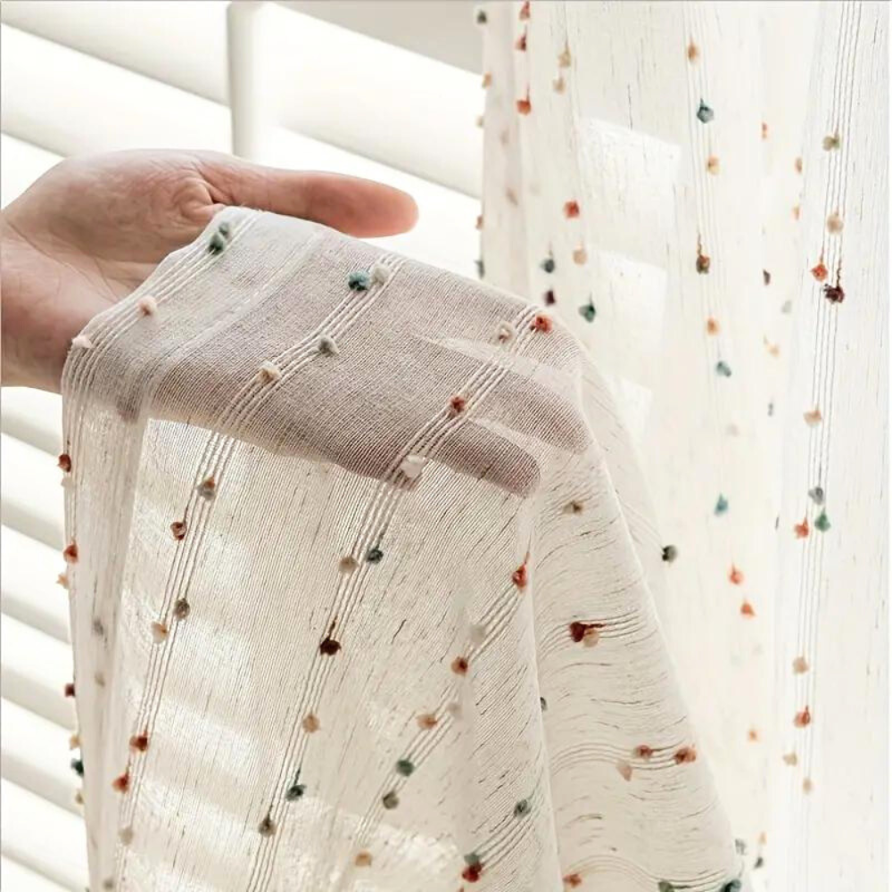 Rainbow Sheer Curtain for Living Room, Bedroom and Kids Room ...